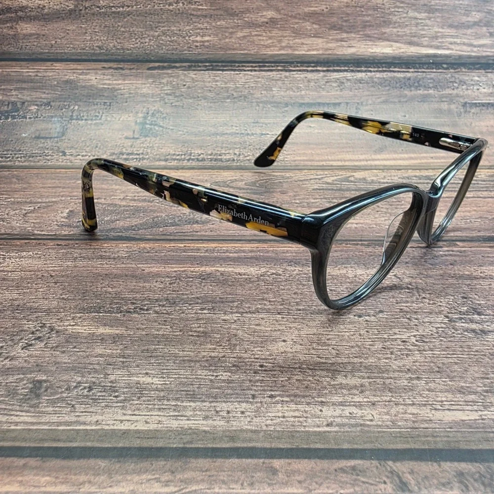 Elizabeth Arden EA 1159-1 Black Tortoise Cat Eye Frames 52-15-140